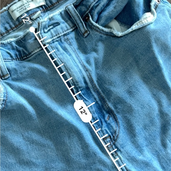 Abercrombie & fitch the ankle straight ultra high rise curve love jeans - Picture 4 of 5